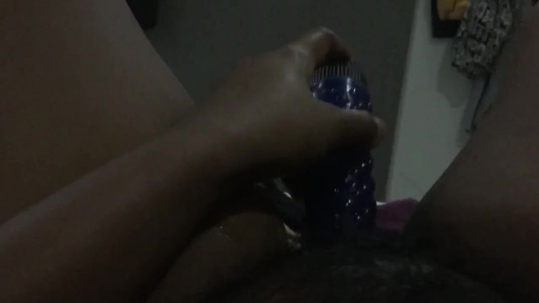 ⁣Purple dildo